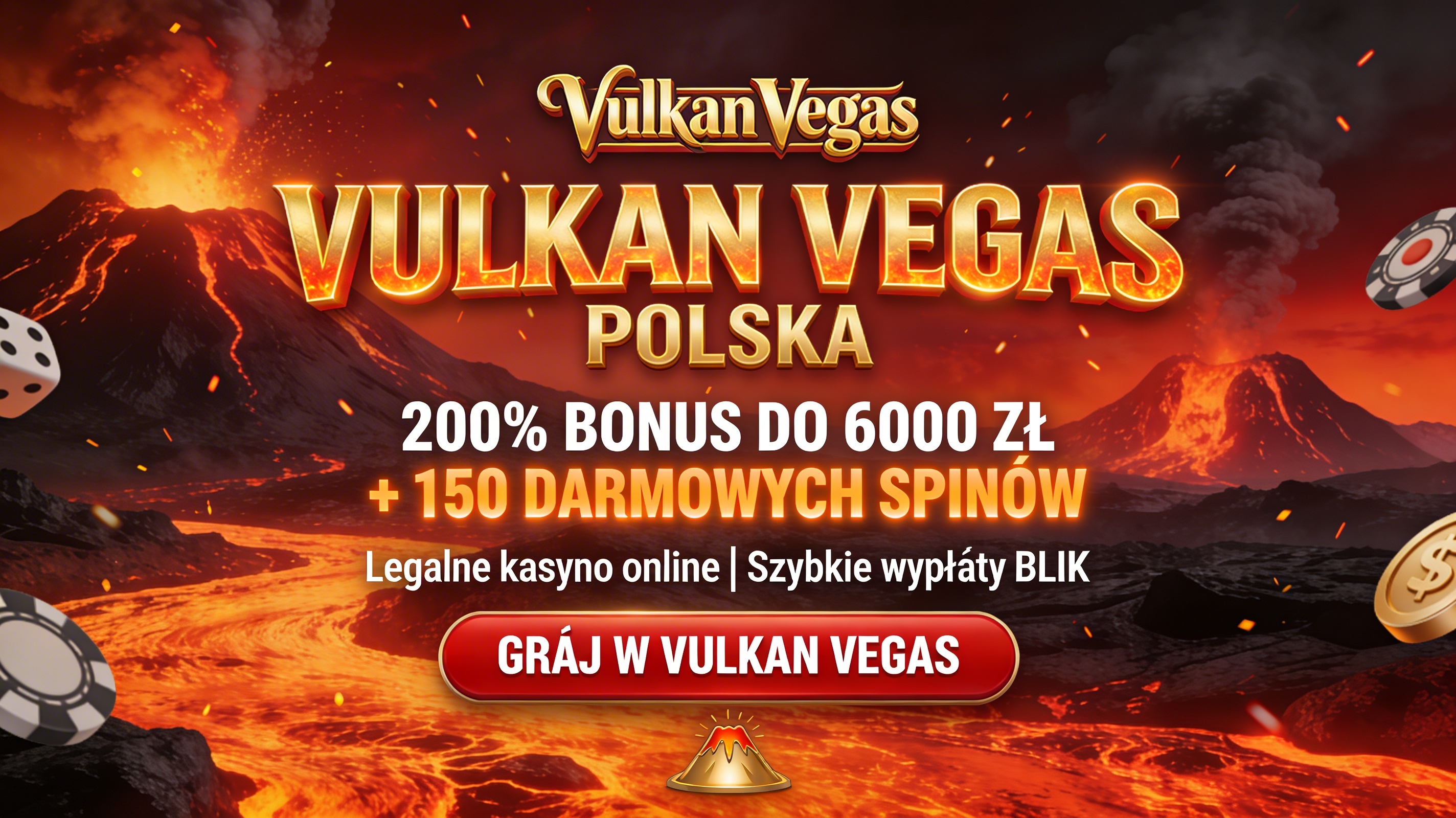 Vulkan Vegas banner bonusowy